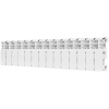 Биметаллический радиатор Rommer Plus Bm 200 - 14 секций, боковое, белый RAL9016