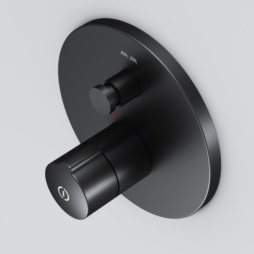 Смеситель встраиваемый Am.Pm X-Joy F85A45722 TouchReel черный, 2 потребителя