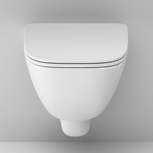 Подвесной унитаз Am.Pm X-Joy C851701SC белый, FlashClean безободковый с сиденьем микролифт