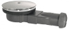 Душевой поддон 120x100 Cezares TRAY-A-RH-120/100-550-15-W-L левый, асимметричный, акриловый