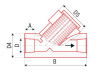 Фильтр косой FV-plast 32x32 полипропилен AA282032000