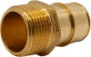 Соединитель РОСТерм 25x3/4"Н латунь, лайт Q&E PE-x L25COUP34EXT