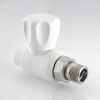 Кран шаровой Valtec 20х1/2"Н со сгоном прямой полипропилен VTp.717.0.02004