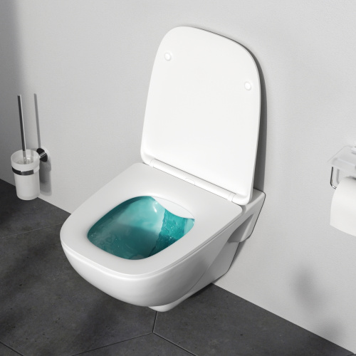 Подвесной унитаз Am.Pm X-Joy C851701SC белый, FlashClean безободковый с сиденьем микролифт