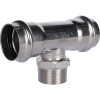 Тройник с резьбой ВПр-НР 42x11/4"x42 пресс, нержавеющая сталь Rommer