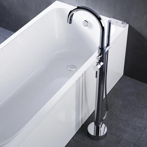 Смеситель для ванны AM.PM Sense F7514100 отдельностоящий, хром