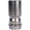 Муфта переходная однораструбная НПр 42x35 пресс, нержавеющая сталь Rommer