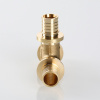 Тройник надвижной переходной Valtec 25(3,5)х20(2,8)х20(2,8) VTm.431.BG.252020