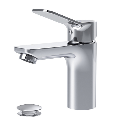 Смеситель для раковины AM.PM X-Joy F85A82100 донный клапан, излив 100 мм, хром