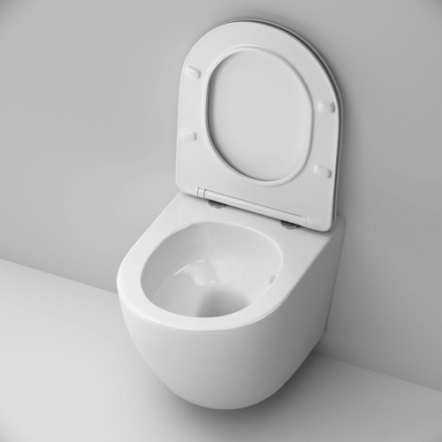 Подвесной унитаз Am.Pm Like C801900SC белый, AquaSpin торнадо, FlashClean безободковый с сиденьем микролифт