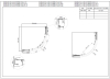 Душевой уголок 100x100 Cezares GIUBILEO-R-2-100-SCORREVOLE-CP-G