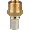 Соединитель пресс Stout 16х3/4"Н металлопластик SFP-0001-003416
