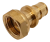 Соединитель с накидной гайкой РОСТерм 20x3/4"В, лайт Q&E PE-x L20COUPNUT34