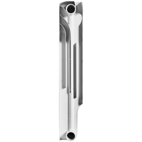 Биметаллический радиатор Rommer Plus Bm 500 - 12 секций, боковое, белый RAL9016