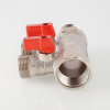 Коллектор 2 выхода Valtec 1"x3/4"Н евроконус с кранами VTc.580.NE.0602