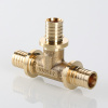 Тройник надвижной переходной Valtec 25(3,5)х20(2,8)х20(2,8) VTm.431.BG.252020