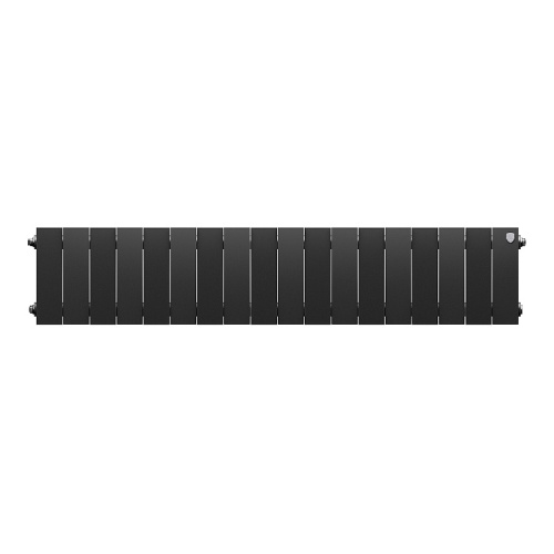 Биметаллический радиатор Royal Thermo PianoForte 200 - 18 секций, боковое, черный Noir Sable