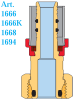 Соединитель евроконус пресс Tiemme 16x1/2"(16)В металлопластик 1650028