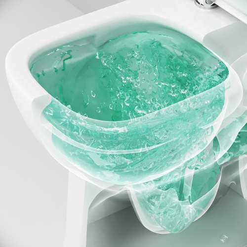 Унитаз-компакт Am.Pm Sunny 2.0 C85C8601SC белый, FlashClean безободковый с сиденьем микролифт