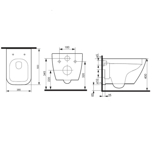 Подвесной унитаз Am.Pm Spirit V2.0 C701701SC белый, AquaSpin торнадо, FlashClean безободковый с сиденьем микролифт