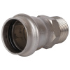 Соединитель ВПр-НР 28x3/4" пресс, нержавеющая сталь Rommer