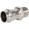 Соединитель ВПр-НР 18x1/2" пресс, нержавеющая сталь Rommer