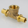 Тройник надвижной Valtec 25(3,5)х3/4"х25(3,5)В VTm.432.G.250525