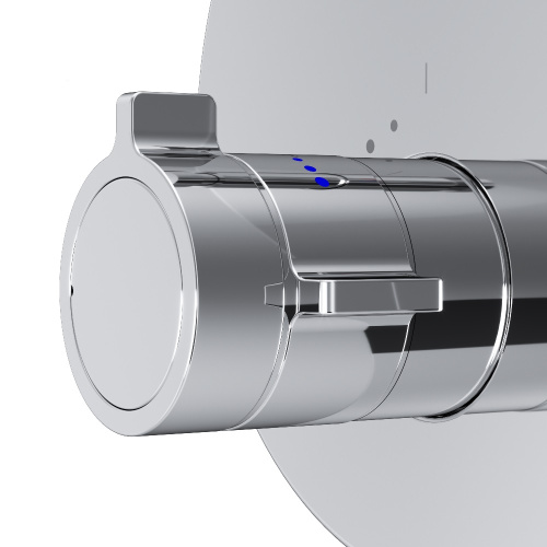 Смеситель встраиваемый Am.Pm X-Joy F85A45600 с термостатом, 2 потребителя, хром
