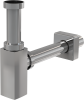 Сифон Alcaplast DESIGN d 32 мм, для раковины, квадратный, цельнометаллический A401