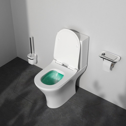 Унитаз-компакт Am.Pm Sense C748600SC белый, FlashClean безободковый с сиденьем микролифт