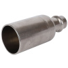 Муфта переходная однораструбная НПр 35x15 пресс, нержавеющая сталь Rommer