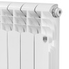 Алюминиевый радиатор Royal Thermo MONOBLOCK A 500 - 8 секций, боковое, белый