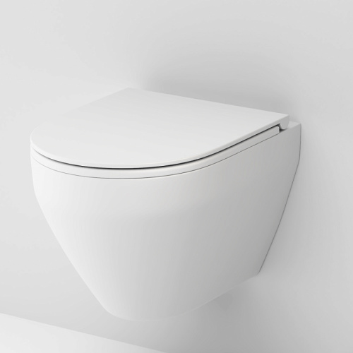 Подвесной унитаз Am.Pm Spirit V2.0 C701700MWSC белый матовый, FlashClean безободковый с сиденьем микролифт