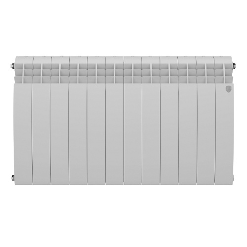 Биметаллический радиатор Royal Thermo BILINER B 500 - 12 секций, боковое, белый Bianco Traffico