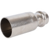 Муфта переходная однораструбная НПр 35x22 пресс, нержавеющая сталь Rommer