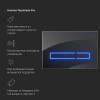 Унитаз-биде с инсталляцией Am.Pm IS450A38.CCC50A сенсор Touchless Pro черный + Inspire V2.0 белый, безободковый, электрокрышка биде
