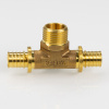 Тройник надвижной Valtec 25(3,5)х3/4"х25(3,5)Н VTm.433.G.250525