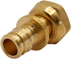 Соединитель с накидной гайкой РОСТерм 20x3/4"В, лайт Q&E PE-x L20COUPNUT34