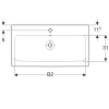 Раковина Geberit iCon 12409000