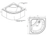 Душевой поддон 90x90 AM.PM Gem W90T-401A090W