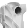 Алюминиевый радиатор Rommer Plus 500 - 6 секций, боковое, белый RAL 9016