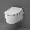 Подвесной унитаз-биде Am.Pm Func C8F1702SC белый, электро-крышка биде, 3 режима