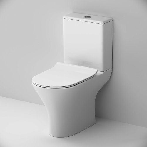Унитаз-компакт Am.Pm Sense C748600SC белый, FlashClean безободковый с сиденьем микролифт