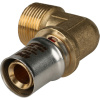 Угольник с резьбой пресс 20x3/4"Н Stout металлопластик SFP-0011-003420