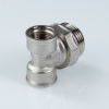 Тройник коллекторный Valtec 3/4"х1/2"х1/2"НВВ с вращающимся штуцером VTc.630.N.0504