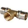 Тройник с резьбой пресс 26x3/4"Вx26 Stout металлопластик SFP-0007-003426