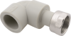Угольник 90° с накидной гайкой с отверстием для пломбированияFV-plast 20х3/4"В полипропилен AA227020134