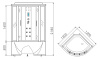 Душевой бокс 120x120 Erlit Comfort ER4320T-W3