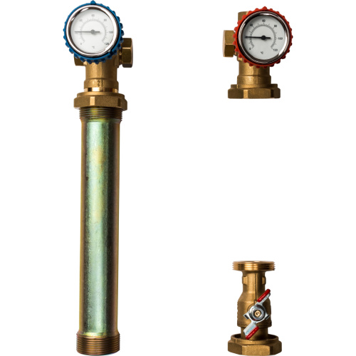 Насосная группа Stout DN20 с прямым контуром без насоса, SDG-0001-002001
