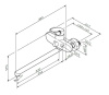Смеситель для ванны AM.PM Like F8090016 хром